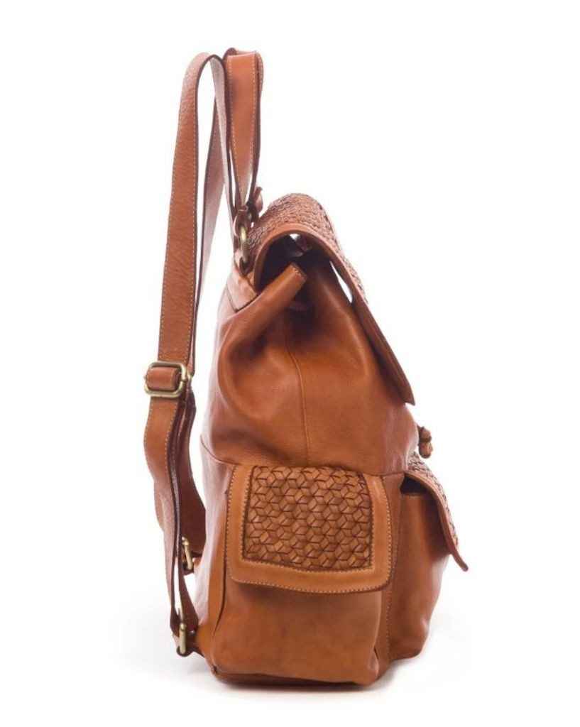 BZNA Bag Emely Puder Rose Backpacker Designer Rucksack Damentasche Schultertasche