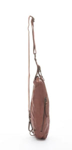BZNA Bag Martin Petrol Italy Designer Gürteltasche Bauchtasche Fanny Bag Umhängetasche Schultertasche Tasche Leder Shopper Neu
