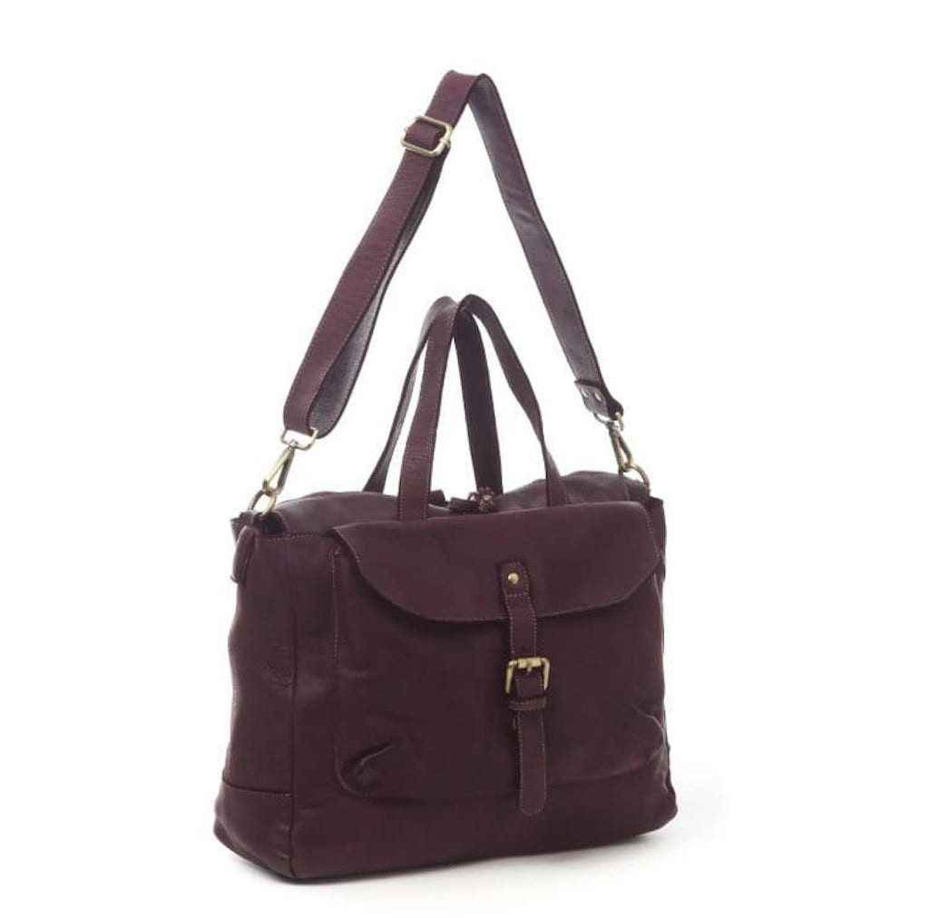 BZNA Bag Rucksack Smilla Bordeaux Backpacker Designer Rucksack Damenhandtasche Schultertasche