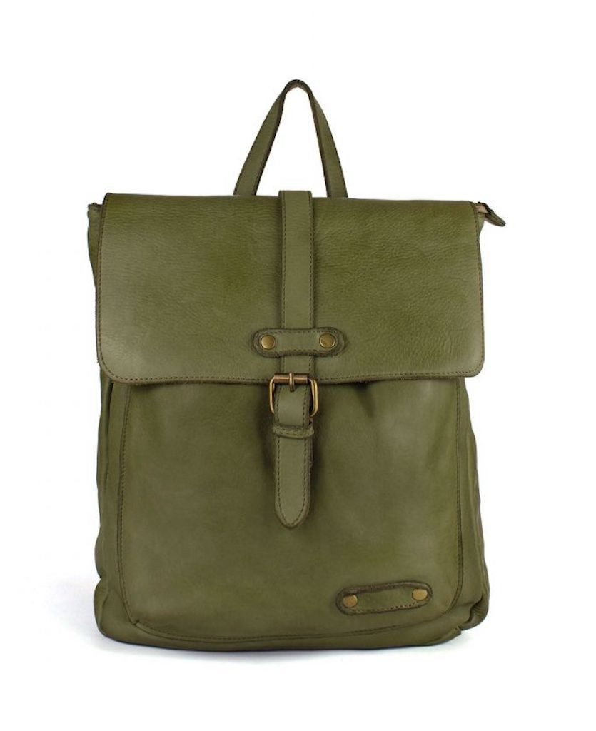BZNA Bag Palma Grün Backpacker Designer Rucksack Handtasche Schultertasche - B Z N A