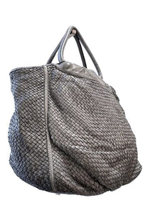 BZNA Bag Madita Grau Italy Designer Damen Handtasche Schultertasche Tasche