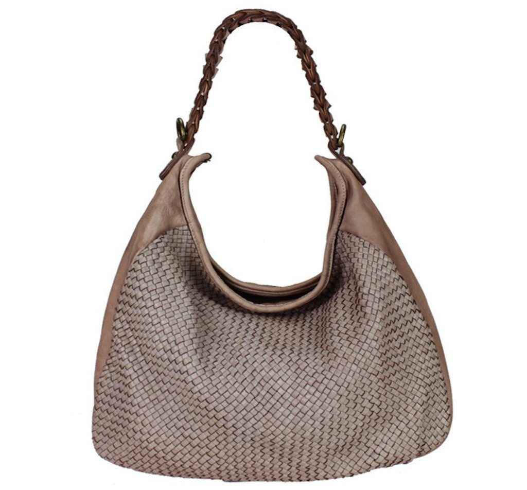 BZNA Bag Manja Rosa Italy Designer Beutel Umhängetasche Shopper Handtasche Leder