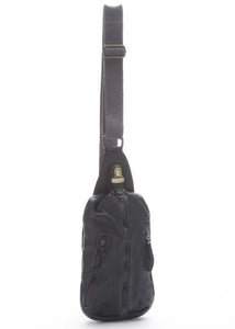 BZNA Bag Martin Schwarz italy Designer Gürteltasche Bauchtasche Fanny Bag Umhängetasche Schultertasche Tasche Leder Shopper Neu