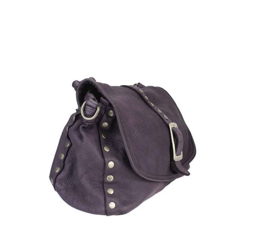 BZNA Bag Lamia Schwarz italy Designer Leder Schulter Ledertasche Umhängetasche