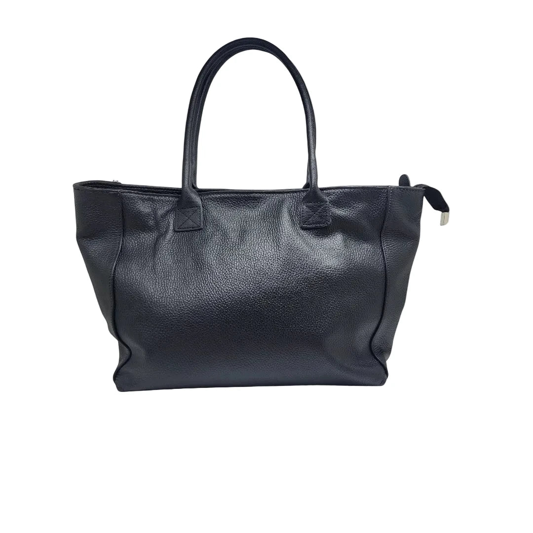 BZNA Bag Ladiva Schwarz Leder Italy Damen Shopper Handtasche Schultertasche Tasche - B Z N A