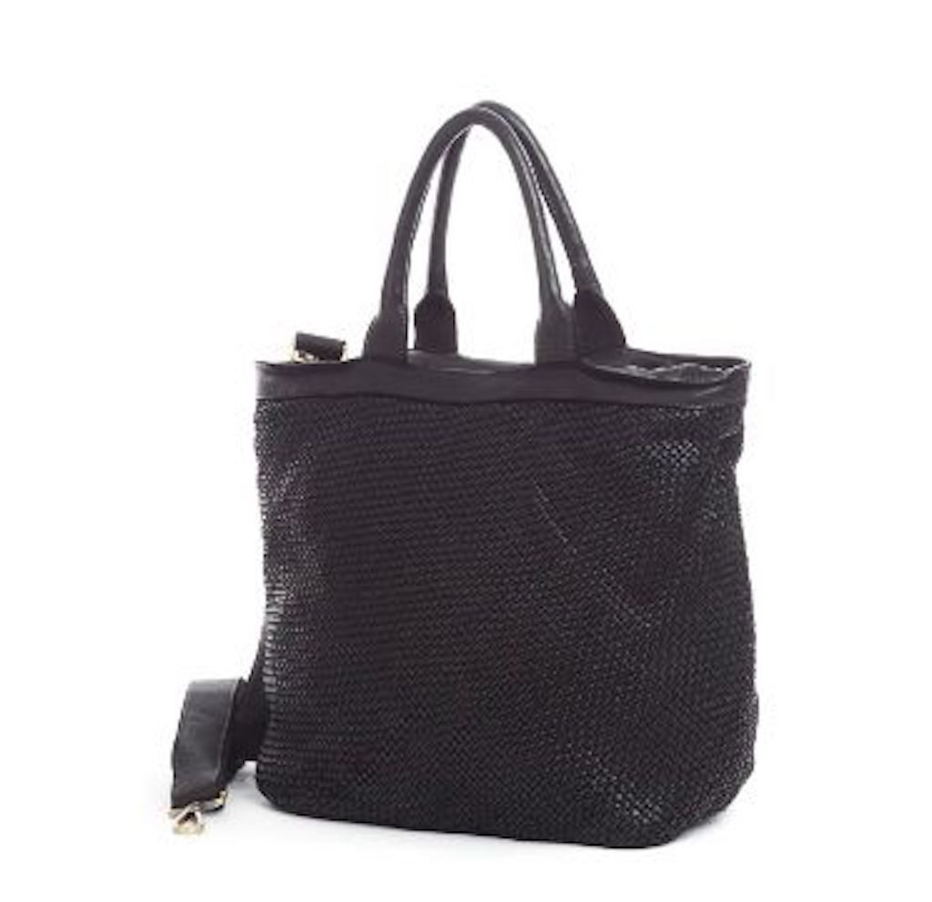 BZNA Bag Xenia Schwarz Italy Designer Damen Handtasche Tasche Leder Shopper - B Z N A