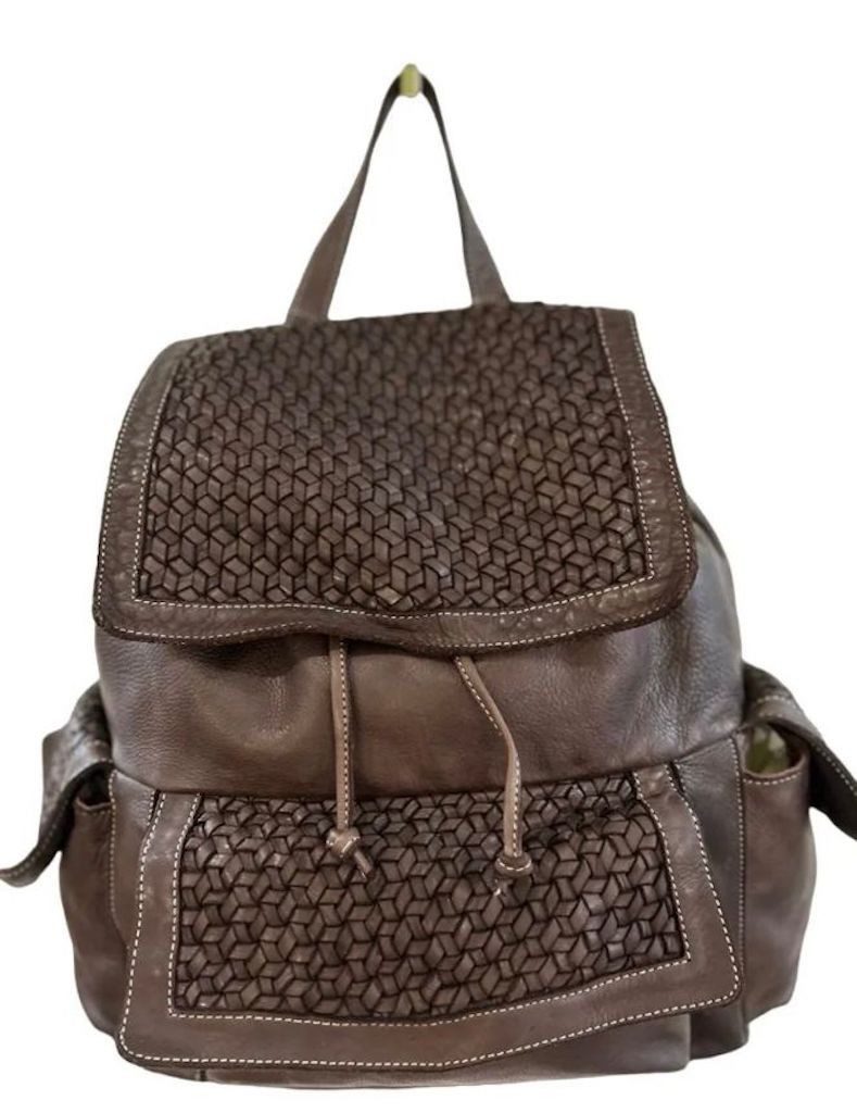 BZNA Bag Emely Braun Backpacker Designer Rucksack Damentasche Schultertasche - B Z N A