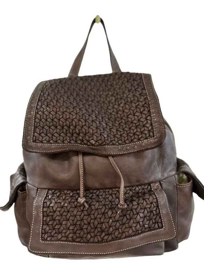 BZNA Bag Emely Braun Backpacker Designer Rucksack Damentasche Schultertasche