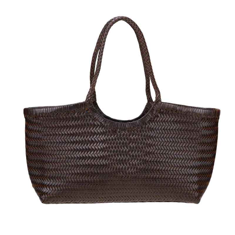 BZNA Bag Braun Italy Damen Handtasche Schultertasche Tasche Leder BZNA6168