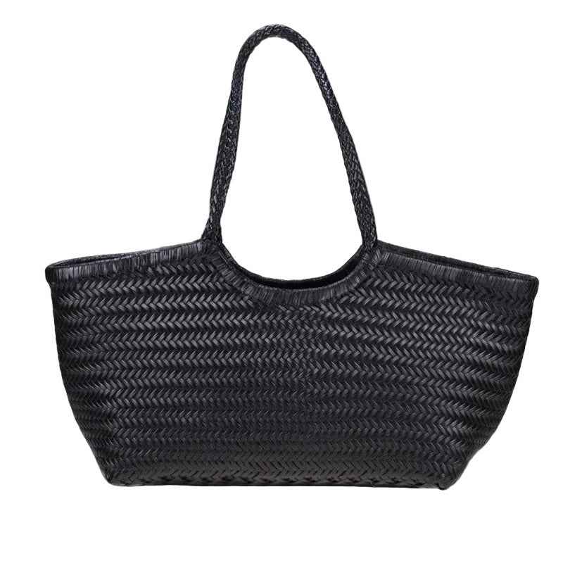 BZNA Bag Schwarz Italy Damen Handtasche Schultertasche Tasche Leder BZNA6168