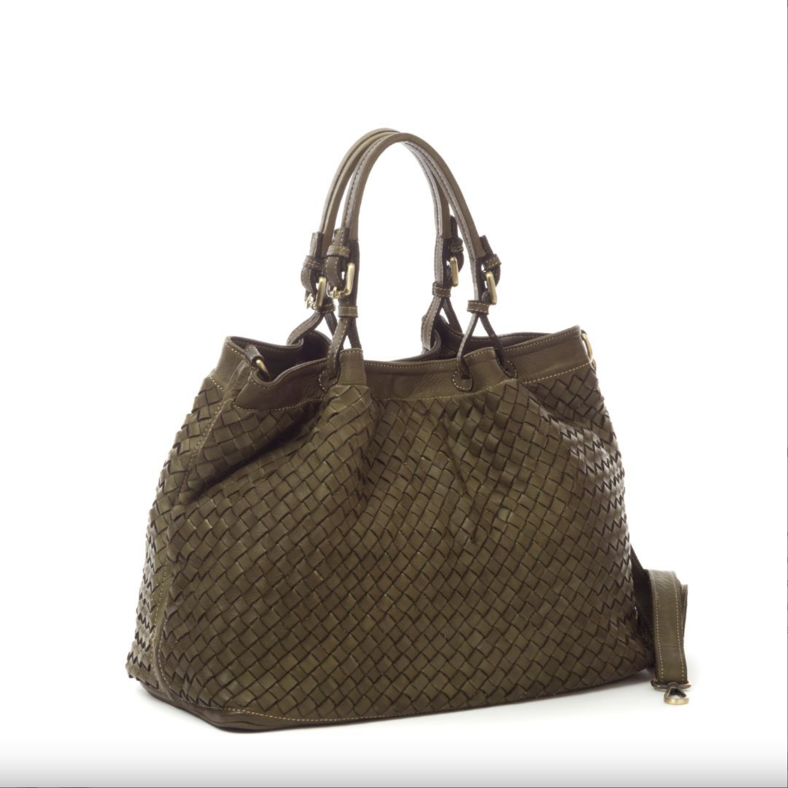 BZNA Bag Fina small Grün Italy Designer Damen Handtasche Schultertasche Tasche Shopper Neu - B Z N A