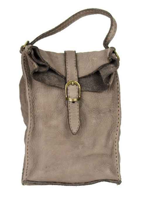 BZNA Bag Finja Taupe Designer mobile Handytasche Ledertasche Umhängetasche