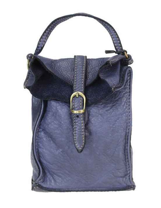 BZNA Bag Finja Blau Designer mobile Handytasche Ledertasche Umhängetasche