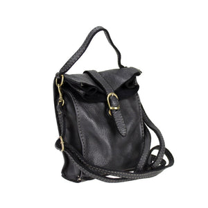 BZNA Bag Finja Schwarz Designer mobile Handytasche Ledertasche Umhängetasche
