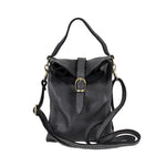 Load image into Gallery viewer, BZNA Bag Finja Schwarz Designer mobile Handytasche Ledertasche Umhängetasche
