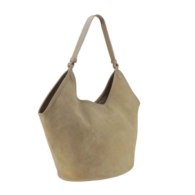 BZNA Bag  Tanjia Taupe Wildleder Italy Damen Handtasche Schultertasche Tasche BZNA6033