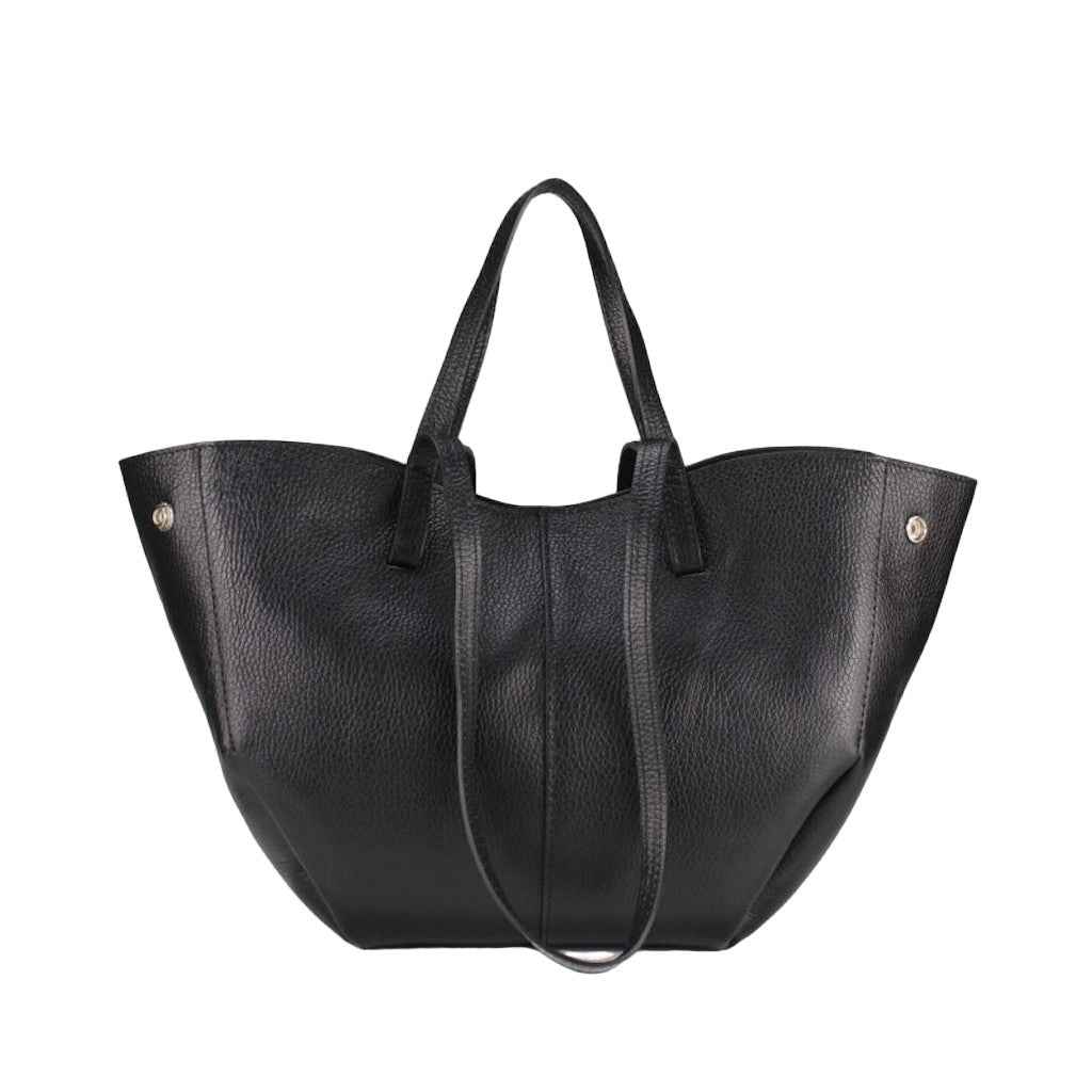 BZNA Bag Laurie Schwarz Leder Italy Damen Shopper Handtasche Schultertasche Tasche