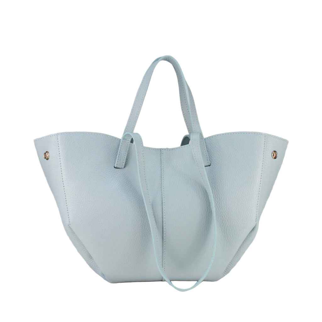 BZNA Bag Melina Azzurro Leder Italy Damen Shopper Handtasche Schultertasche Tasche