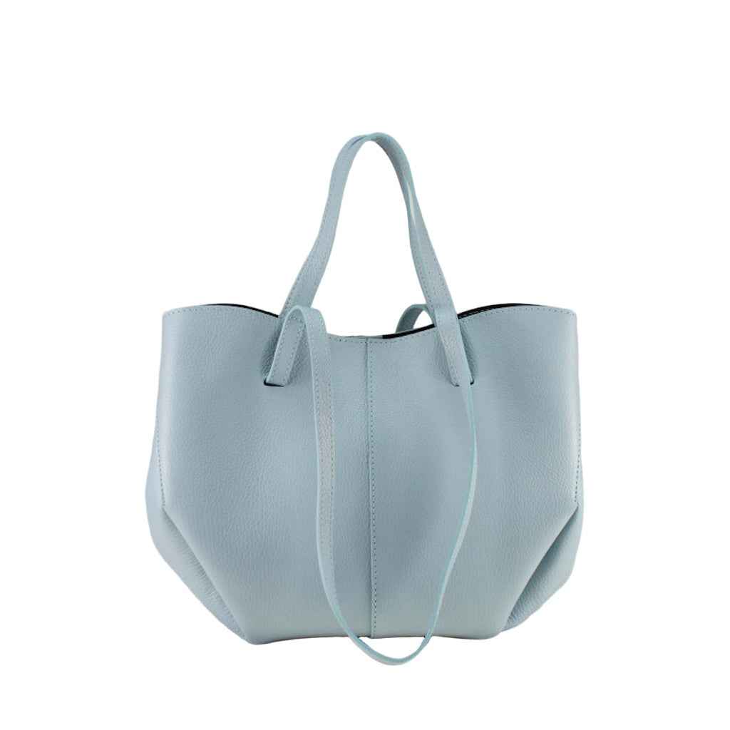 BZNA Bag Melina Azzurro Leder Italy Damen Shopper Handtasche Schultertasche Tasche