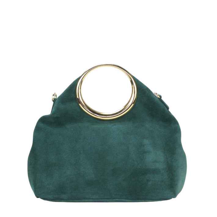 BZNA Bag Ciana Ottanio Wildleder Italy Damen  Handtasche Schultertasche Tasche