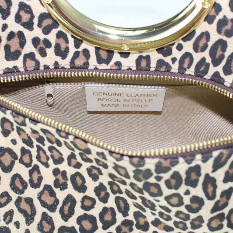 BZNA Bag Ciana MACULATO Wildleder Italy Damen  Handtasche Schultertasche Tasche