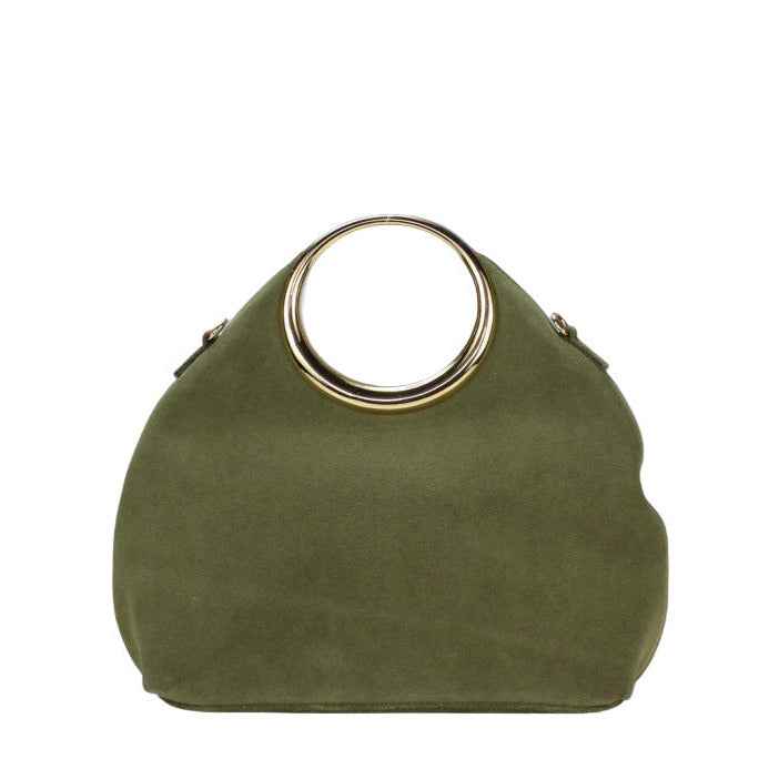 BZNA Bag Ciana Verde Wildleder Italy Damen  Handtasche Schultertasche Tasche