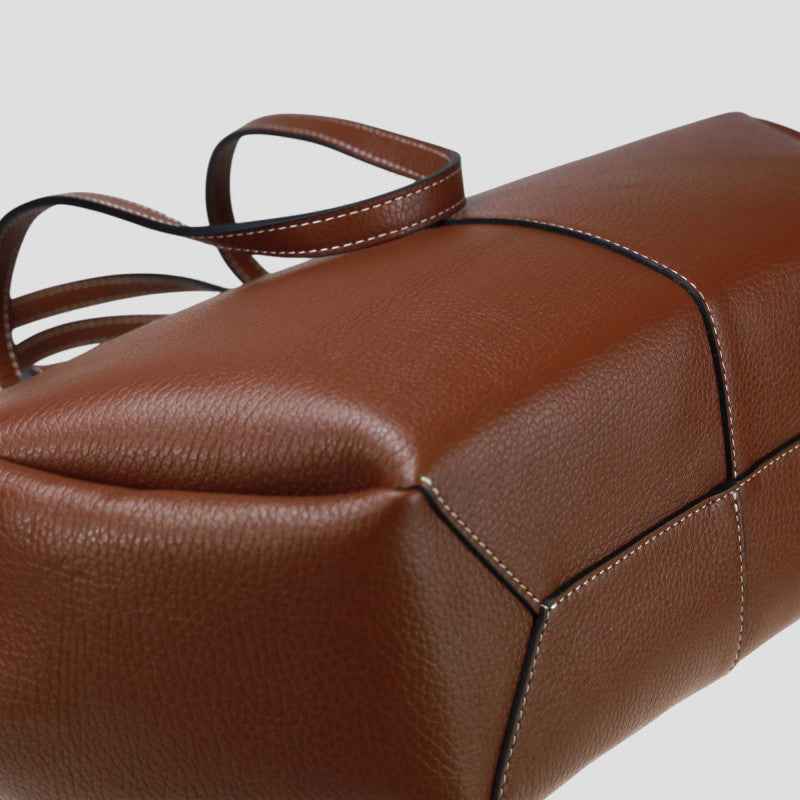BZNA Bag Funny Verde Leder Italy Damen Shopper Handtasche Schultertasche Tasche