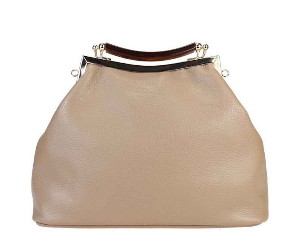 BZNA Bag Lunna Naturale Leder Italy Damen Clutch Handtasche Schultertasche