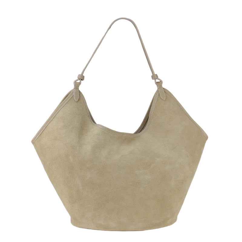 BZNA Bag  Tanjia Taupe Wildleder Italy Damen Handtasche Schultertasche Tasche BZNA6033