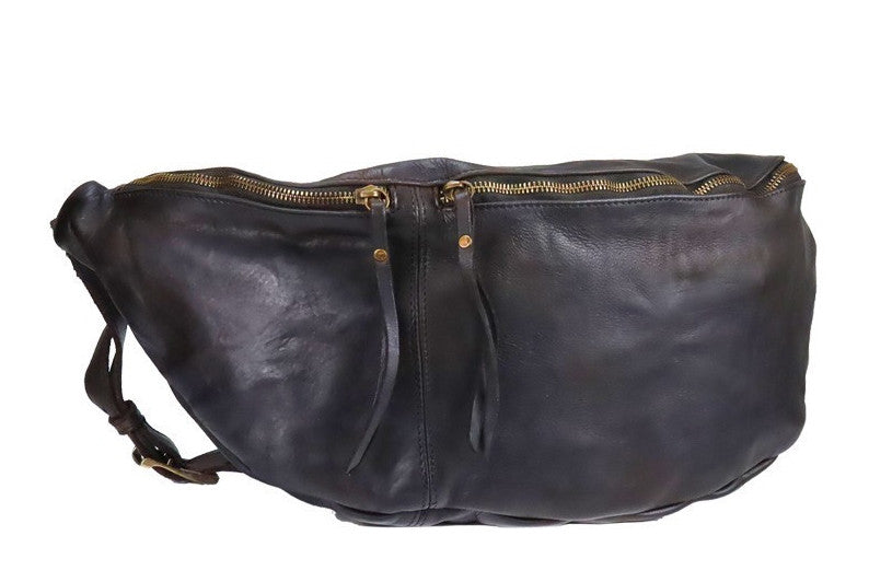BZNA Bag Luigi Braun Italy Designer Gürteltasche Bauchtasche Fanny Bag Umhängetasche Schultertasche Tasche Leder Shopper Neu