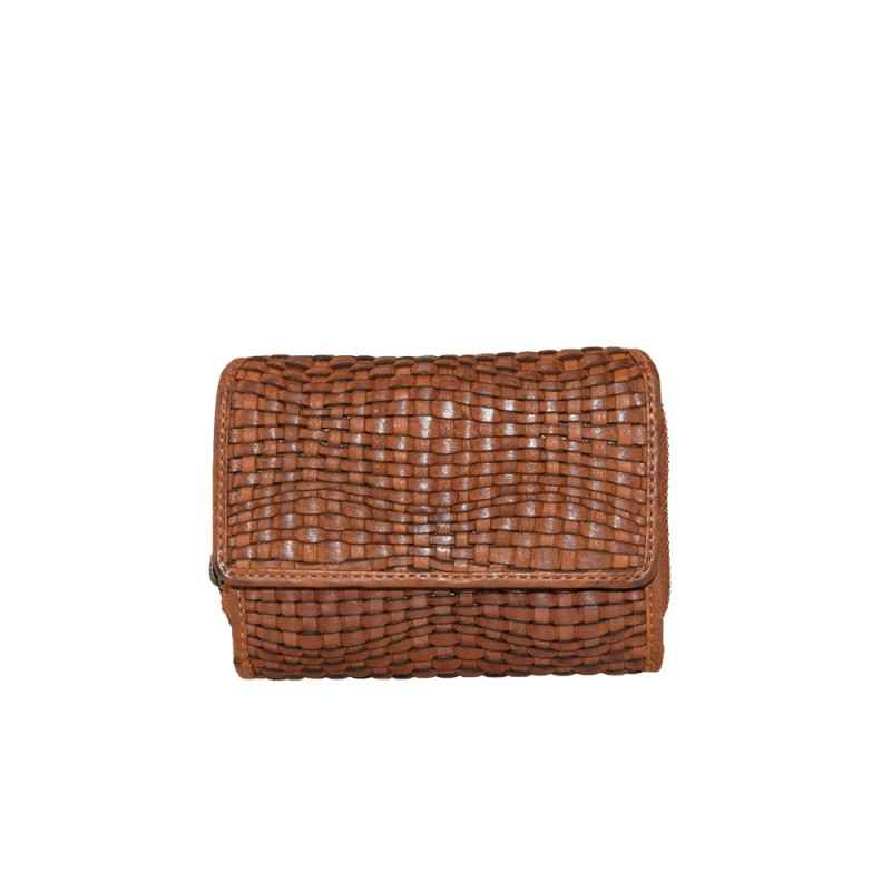 BZNA Berlin Gia cognac Wallet Leather Leder Portemonnaie Geldbörse Clutch