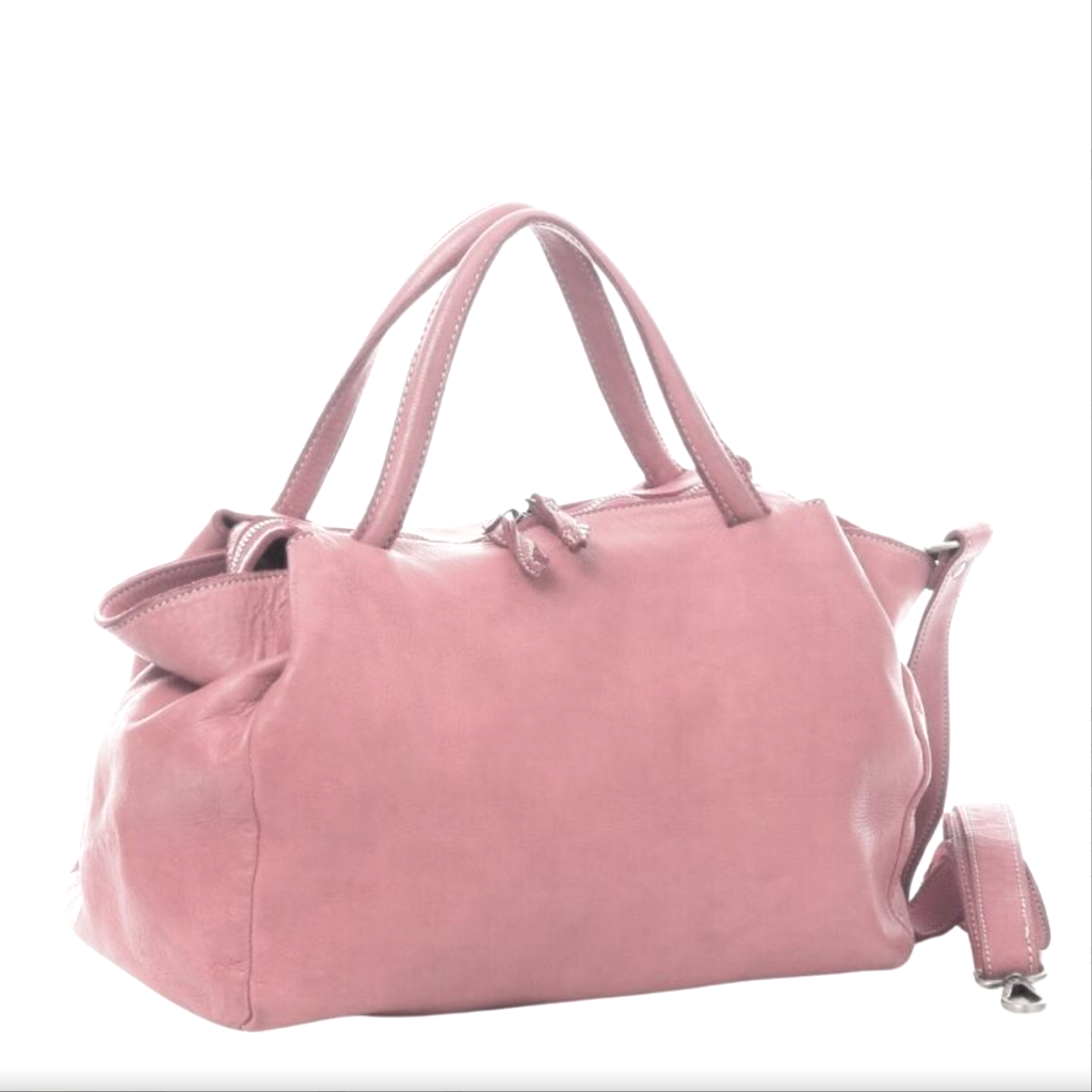 BZNA Bag Diana rosa Italy Designer Damen Handtasche Schultertasche Tasche Leder Shopper Neu - B Z N A