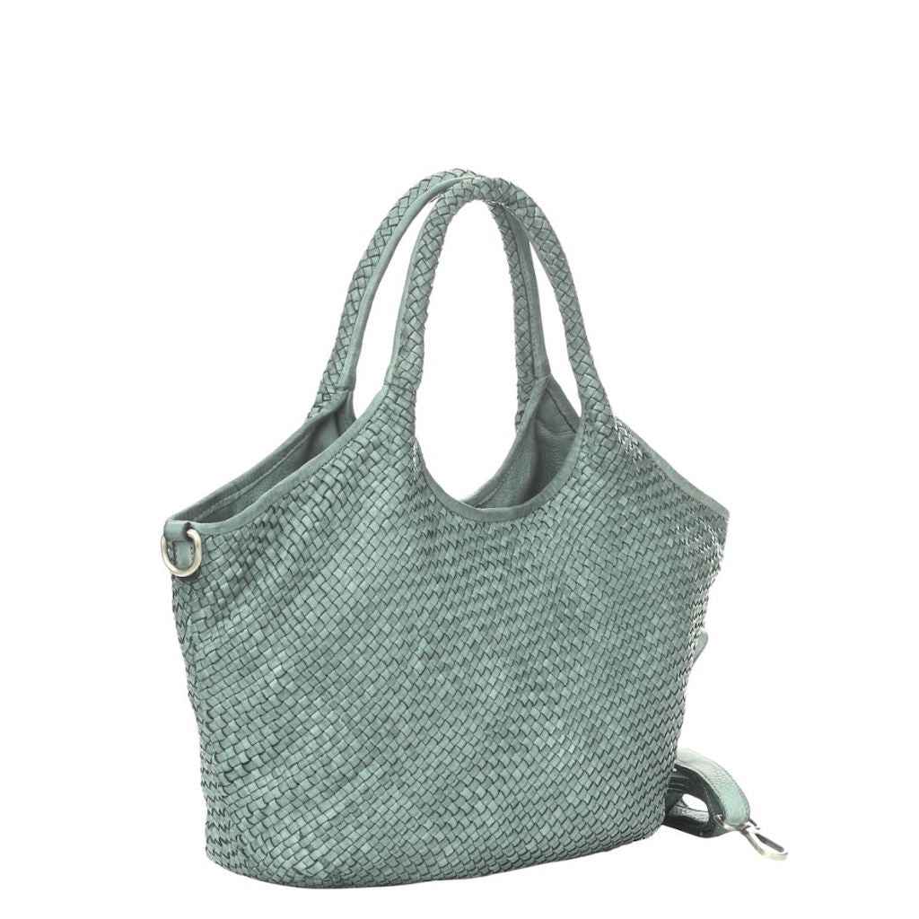 BZNA Bag Lana Salvia Italy Vintage Schultertasche Designer Damen Handtasche
