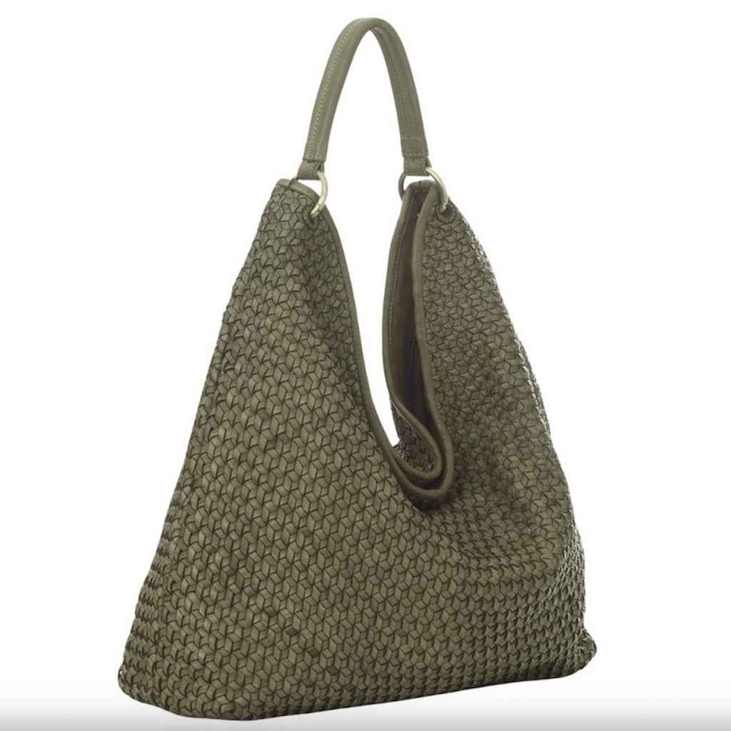 BZNA Bag Sanja Grün Italy Designer Damen Handtasche Schultertasche Tasche