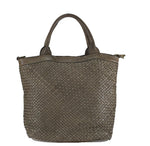 Load image into Gallery viewer, BZNA Bag Xenia Taupe Italy Designer Damen Handtasche Tasche Leder Shopper
