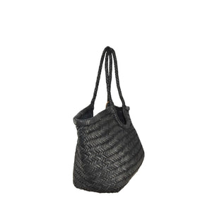 BZNA Bag Marina Petrol Italy Damen Handtasche Schultertasche Tasche Leder