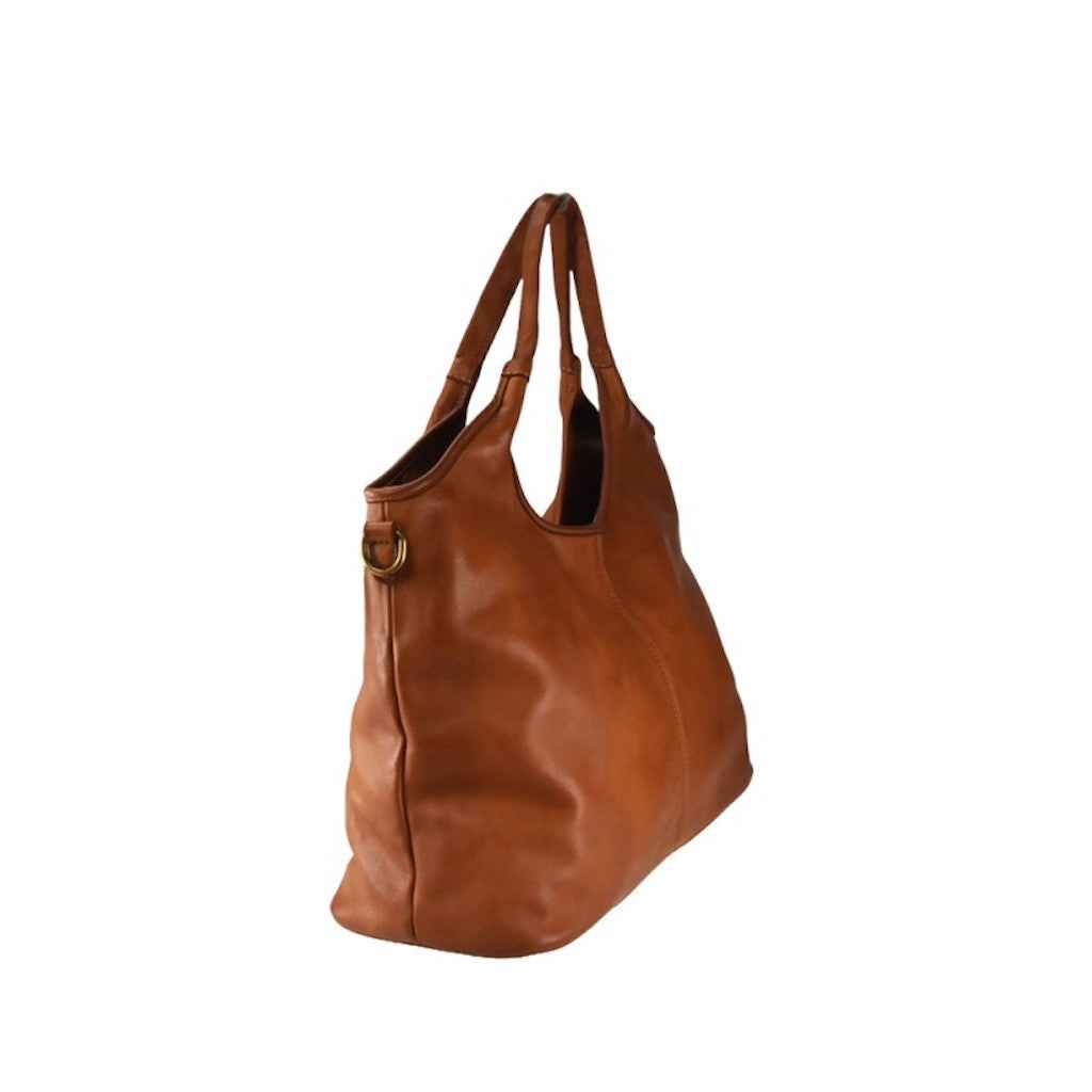 BZNA Bag Zinnia Taupe Italy Designer Handtasche Schultertasche Tasche Leder Shopper