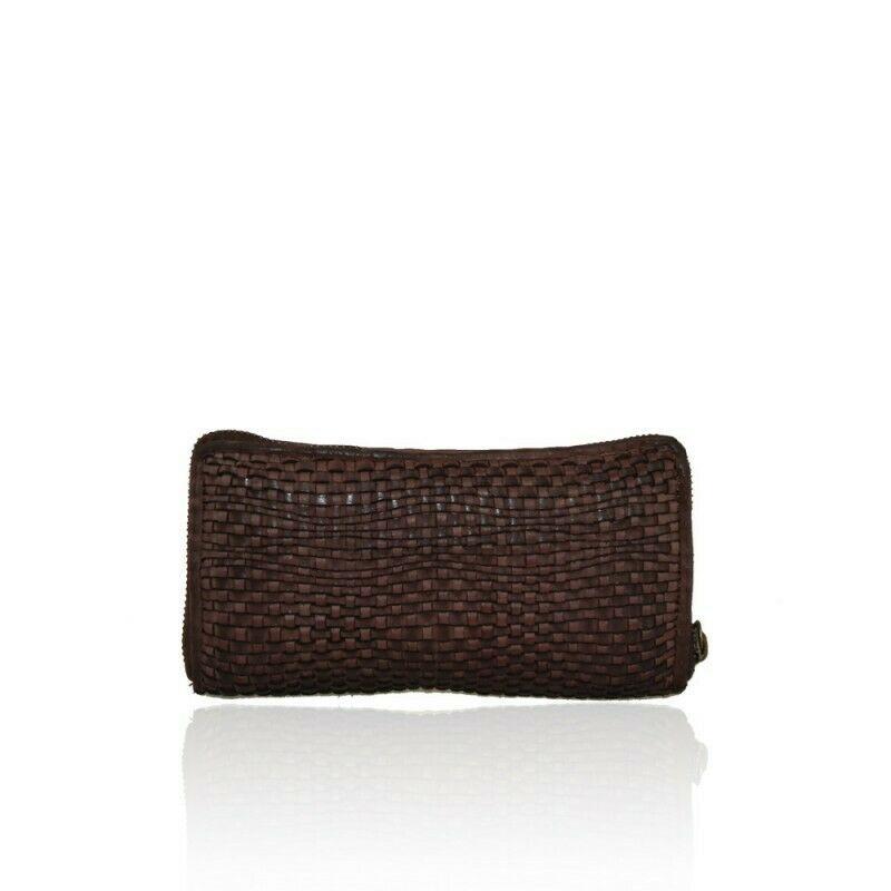 BZNA Berlin Zoya Braun Wallet Leather Leder Portemonnaie Geldbörse Clutch - B Z N A