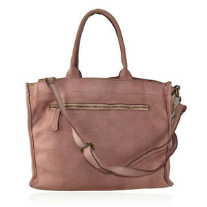 BZNA Bag Gina Rosa vintage Italy Designer Business Damen Handtasche Ledertasche