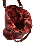Load image into Gallery viewer, BZNA Bag Panna Rot Italy Designer Beutel Umhängetasche Damen Handtasche Leder
