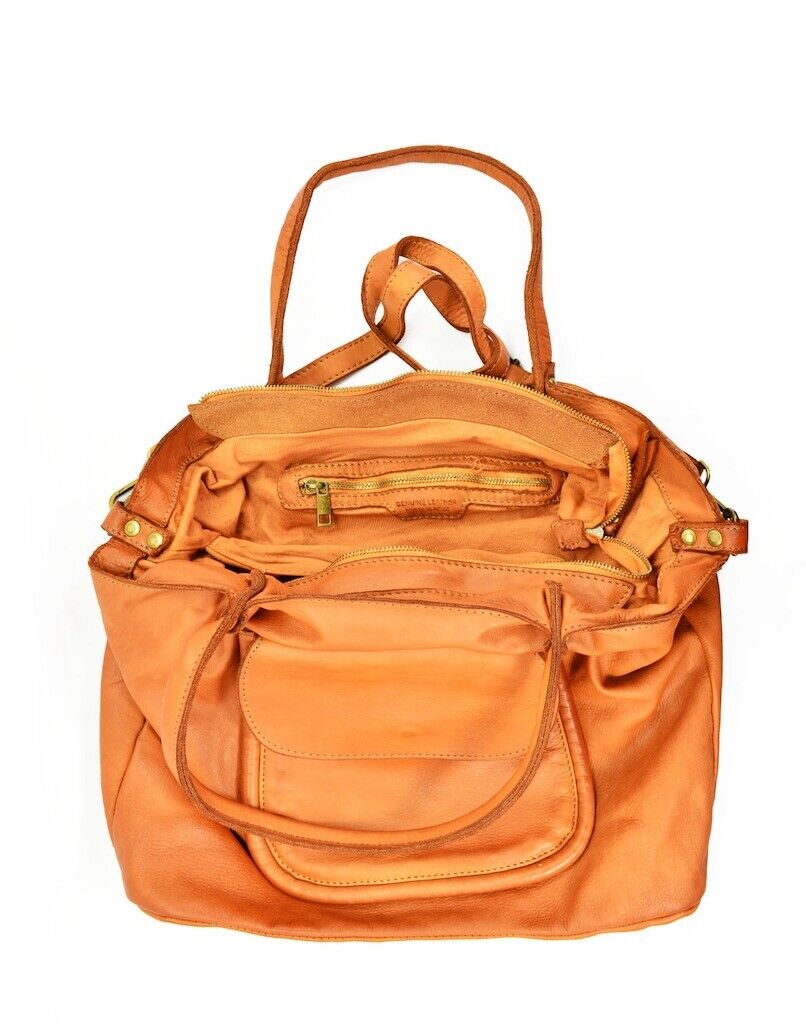 BZNA Bag Cathy Blau Italy Designer Damen Handtasche Schultertasche Tasche