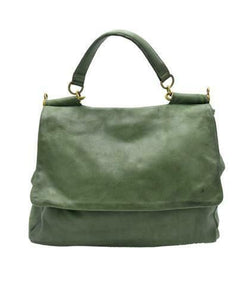 BZNA Bag Leonie Grün Italy Designer Damen Handtasche Ledertasche Schultertasche