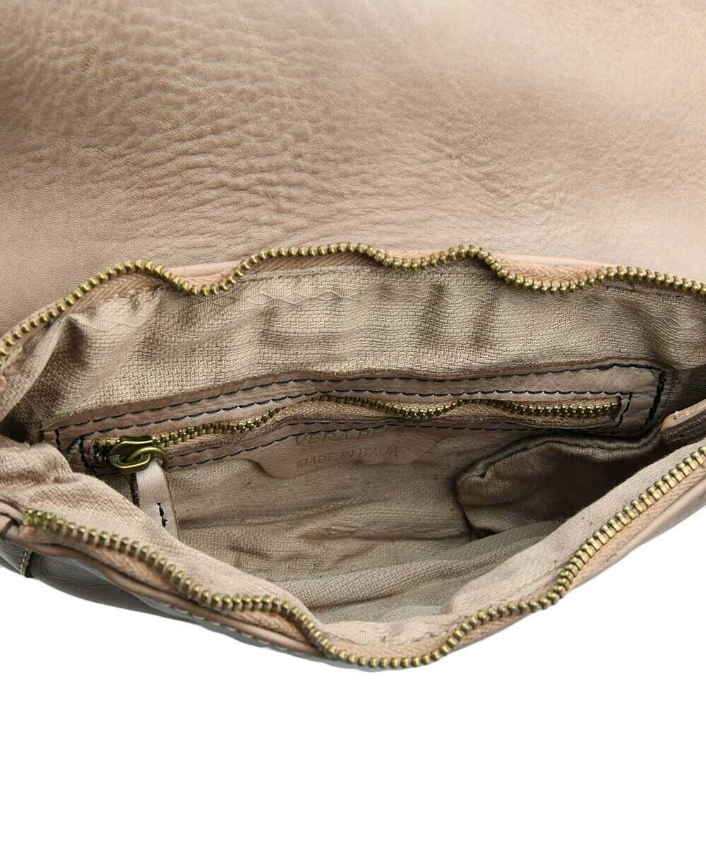 BZNA Bag Anica Taupe Clutch Italy Designer Damen Handtasche Schultertasche