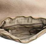 Load image into Gallery viewer, BZNA Bag Anica Taupe Clutch Italy Designer Damen Handtasche Schultertasche

