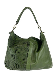 BZNA Bag Siria Rot  Italy Designer Damen Leder Handtasche Schultertasche Tasche