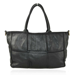 BZNA Bag Jada Black Italy Designer Damen Handtasche Schultertasche Tasche Leder