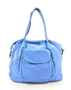 BZNA Bag Cathy Blau Italy Designer Damen Handtasche Schultertasche Tasche