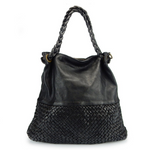 Load image into Gallery viewer, BZNA Bag May Schwarz Italy Designer Damen Handtasche Tasche Schafsleder Shopper
