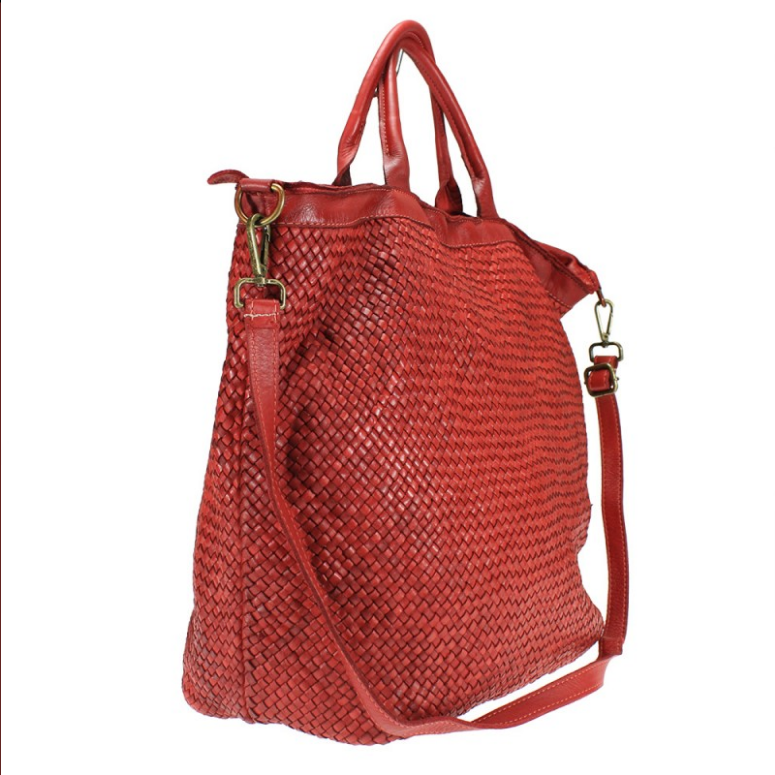 BZNA Bag Naomi rosso Italy Designer Damen Handtasche Ledertasche Tasche Shopper