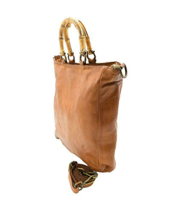BZNA Bag Rumina Taupe Italy Designer Damen Handtasche Tasche Ledereder Shopper